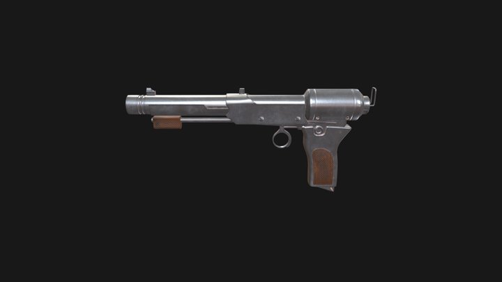 Fallout Tranquilizer Dart Gun 3D Model