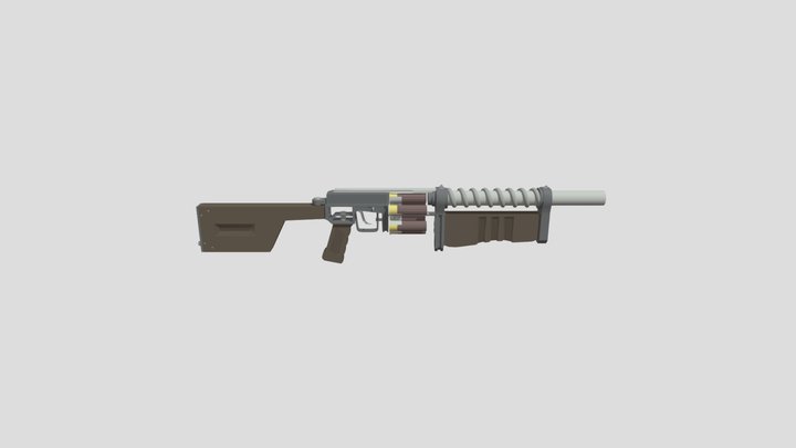 Gun [XYZ SCHOOL] 3D Model