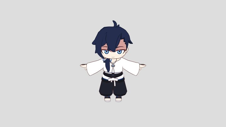 Gareki Chibi 3D Model