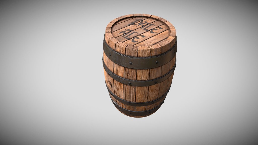 Wooden Barrel (Free)