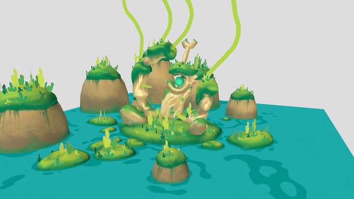 cubicle 3D Model