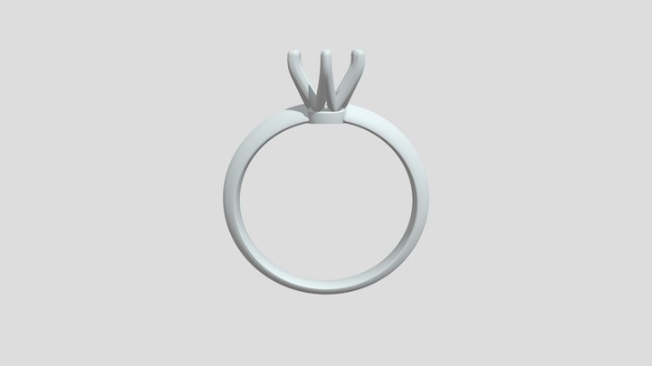 Tifanny Setting Ring 6 3D Model