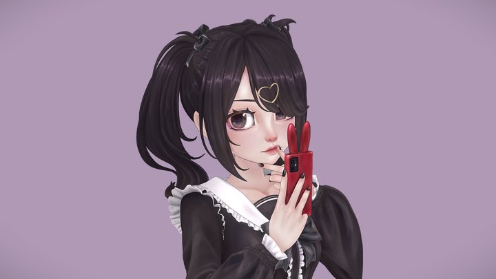 Jirai Kei Ame NSO 3D Model
