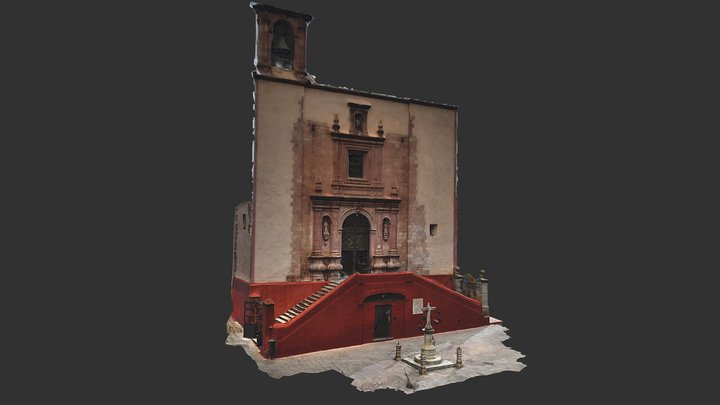 Templo de San Roque_ Fachada (Guanajuato, Gto.) 3D Model