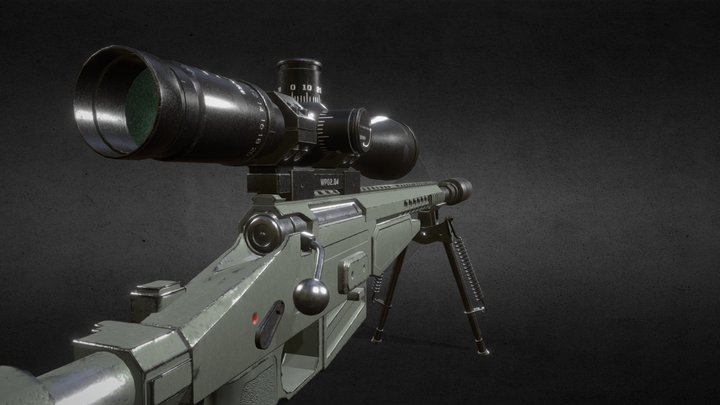 ВСВ-338 3D Model