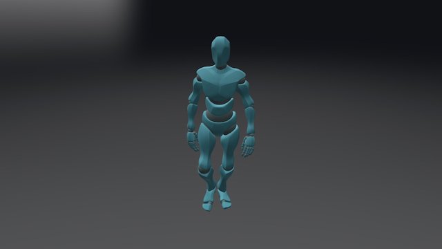 Oliver Walks 3D Model