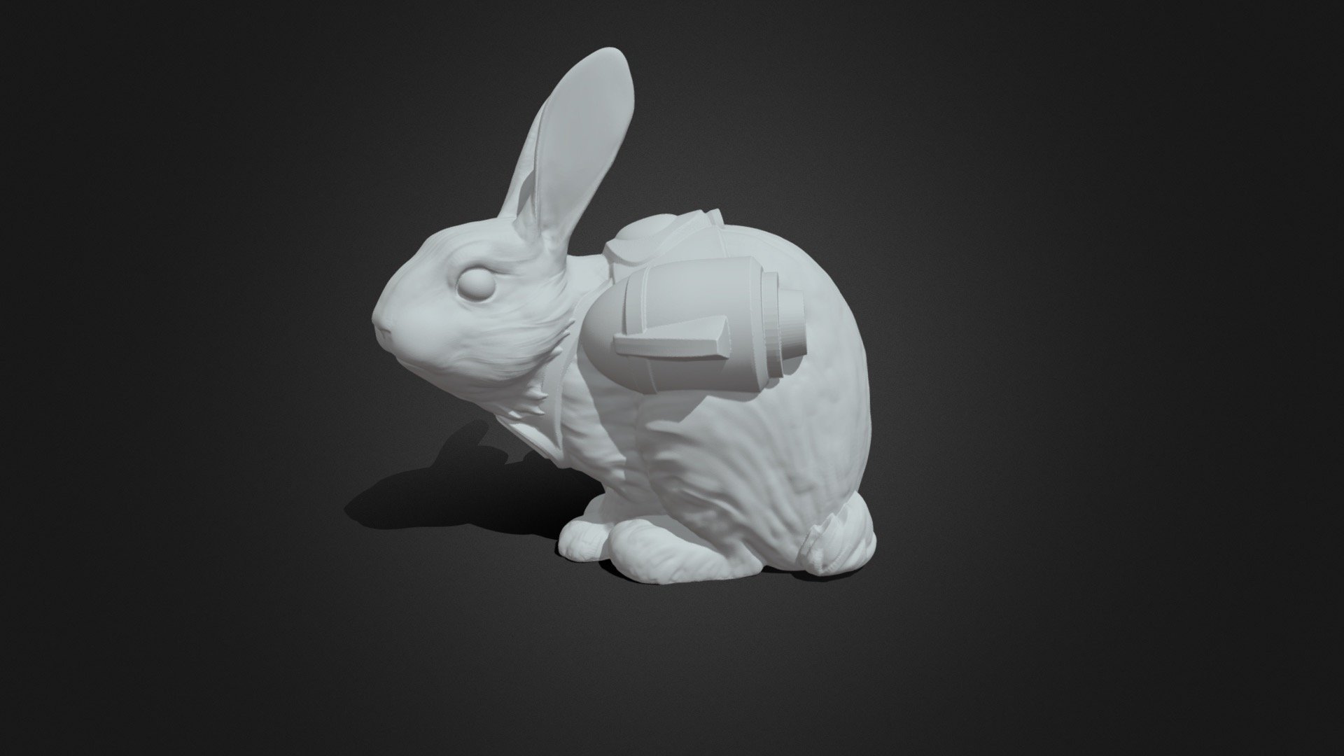 Jet Pack Bunny 3d printing model