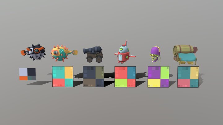 Покраска 3D Model