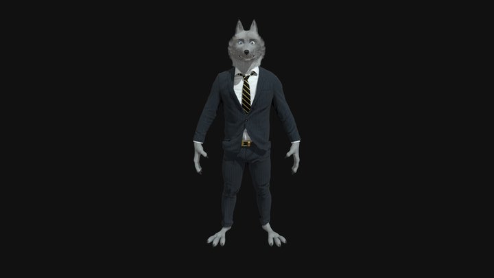 Wolf Rich Club 3D Model