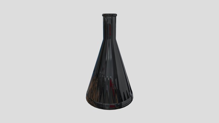 Science Flask 3D Model