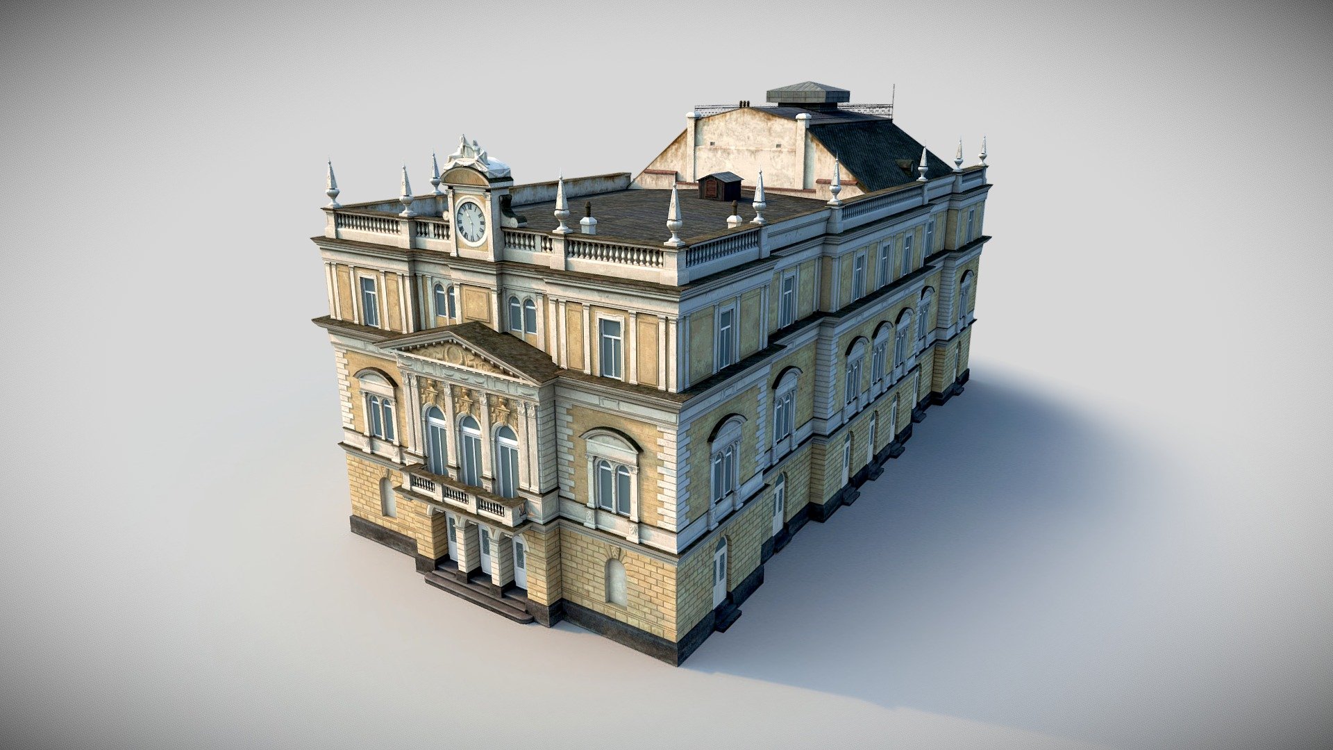 Divadlo 1909 - 3D model by synthix [ccd3c28] - Sketchfab