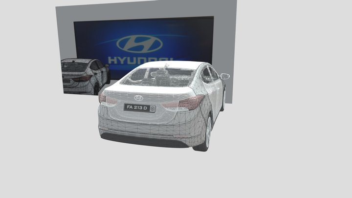 HYUNDAI+ELANTRA+MD+-+2015 3D Model