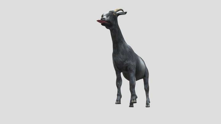 Senhor goat_simulator_-_goat_pilgor 3D Model
