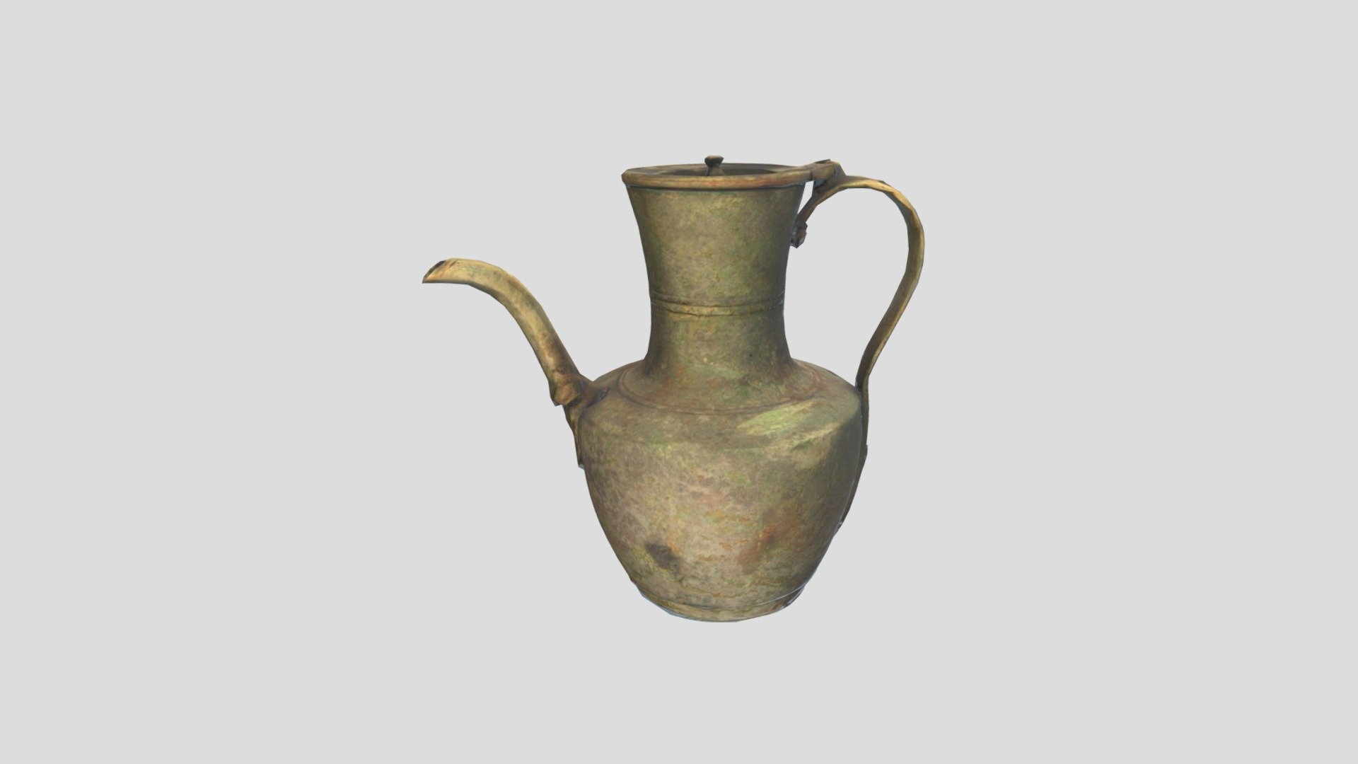 KCDF-청동주전자(Bronze Ewer) - Derivation - Download Free 3D model by Korea ...