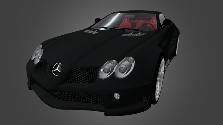 2004 Mercedes-Benz SLR McLaren 3D Model