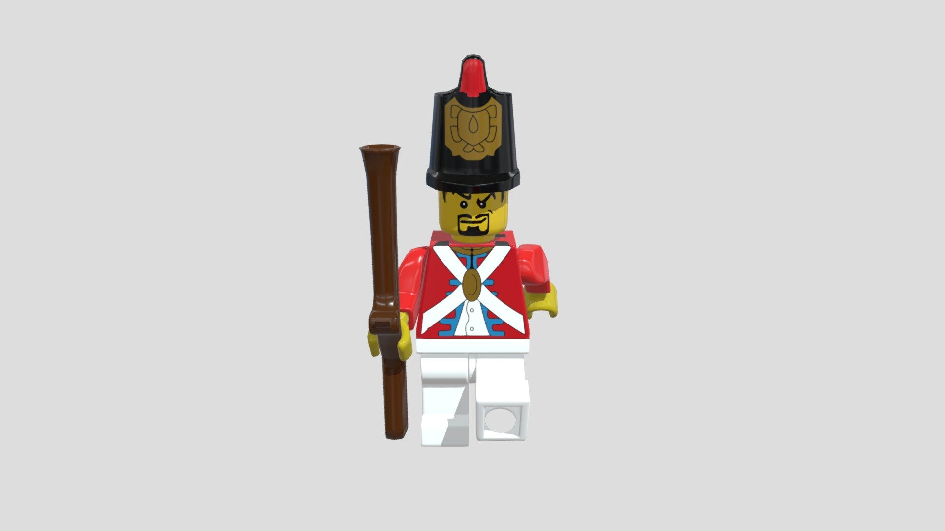 Lego Army Soldier 3D model