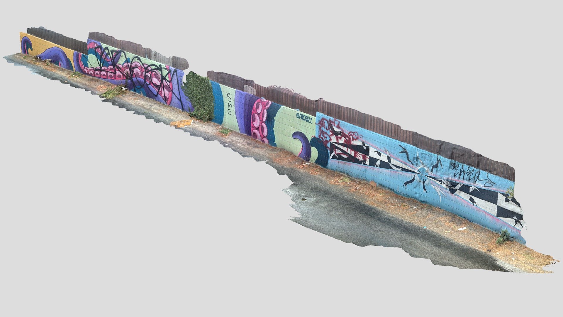 Street Art Alleyway (iphone lidar)