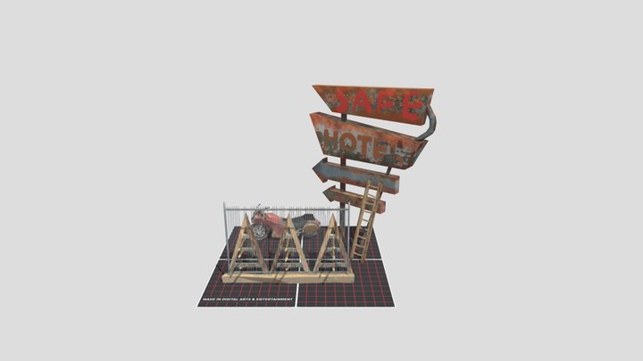 DAE 5 Finished Props - Rustborn 3D Model