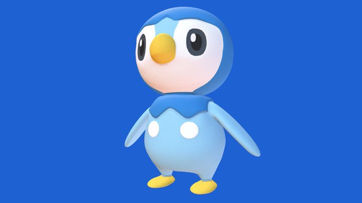 Piplup 3D Model