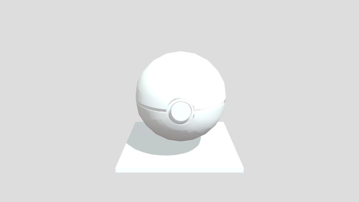 Pokeball 3D Model