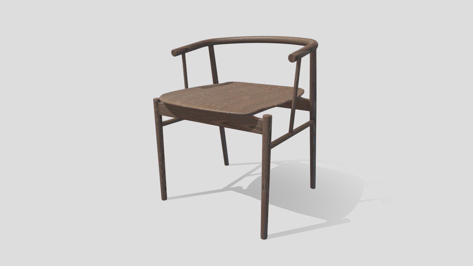 Dark wood chair (FREE)