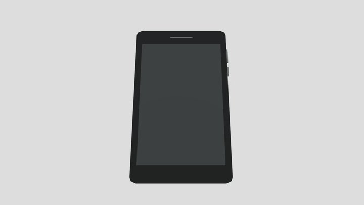 Simple low-poly phone 3D Model