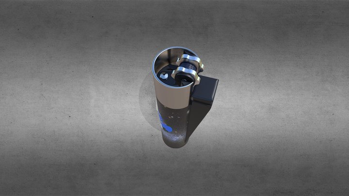 Clipper Lighter 3D Model