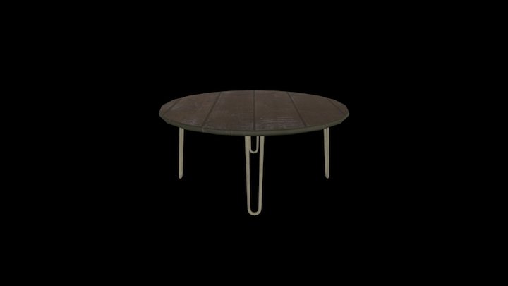 Mid Century Coffee Table 3D Model