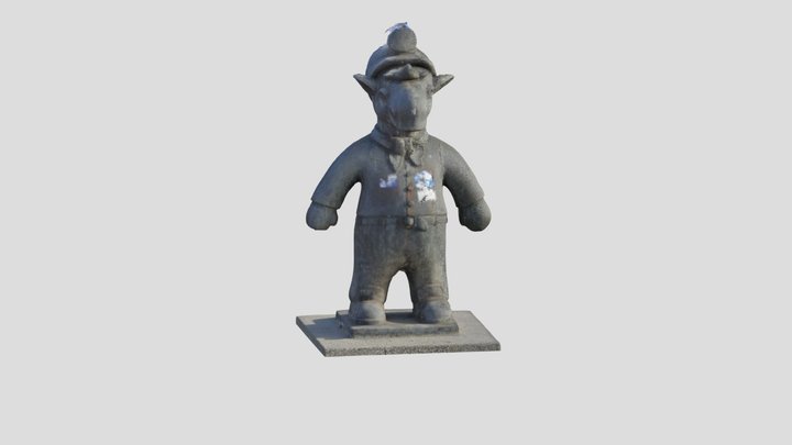 Fritz - das Maskottchen der Cranger Kirmes 3D Model