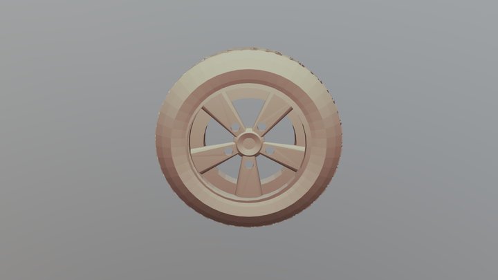 Wheel Model 3D Model