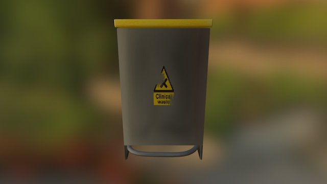 Hospital Bin 3D Model