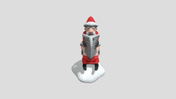 Santa 3D Model