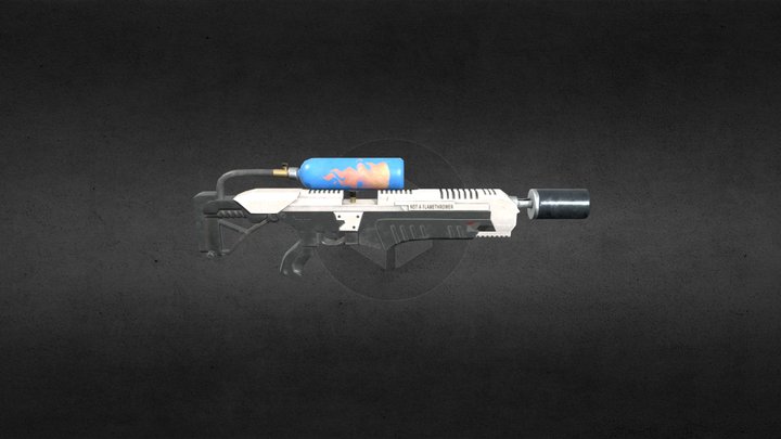 Flamethrower 3D Model