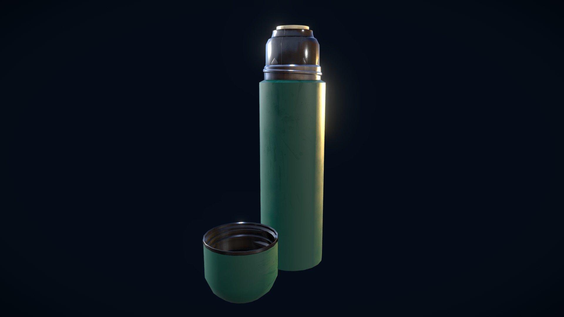 Thermos 3d Model By Unnavocce [ccde15b] Sketchfab