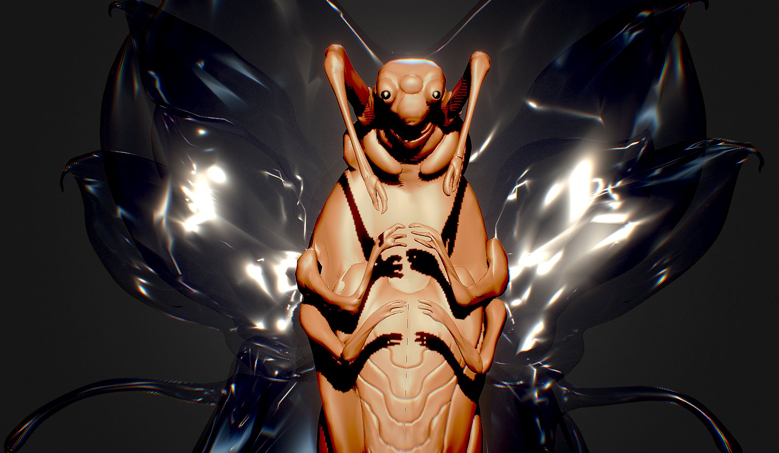 Insect Angel Sketch - Moebius Fanart - 3D model by Jevgeny Seiler ...