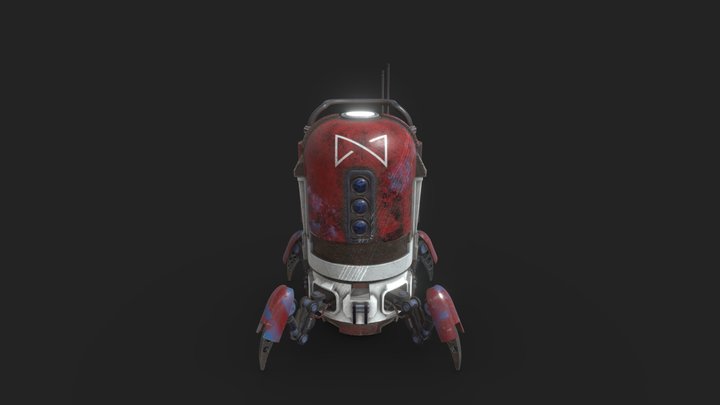 Spider bot 3D Model