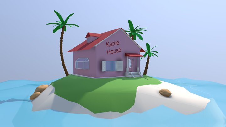 Kame House 3D Model