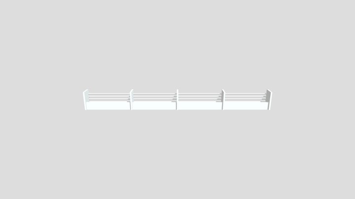 Fence with out texture 3D Model