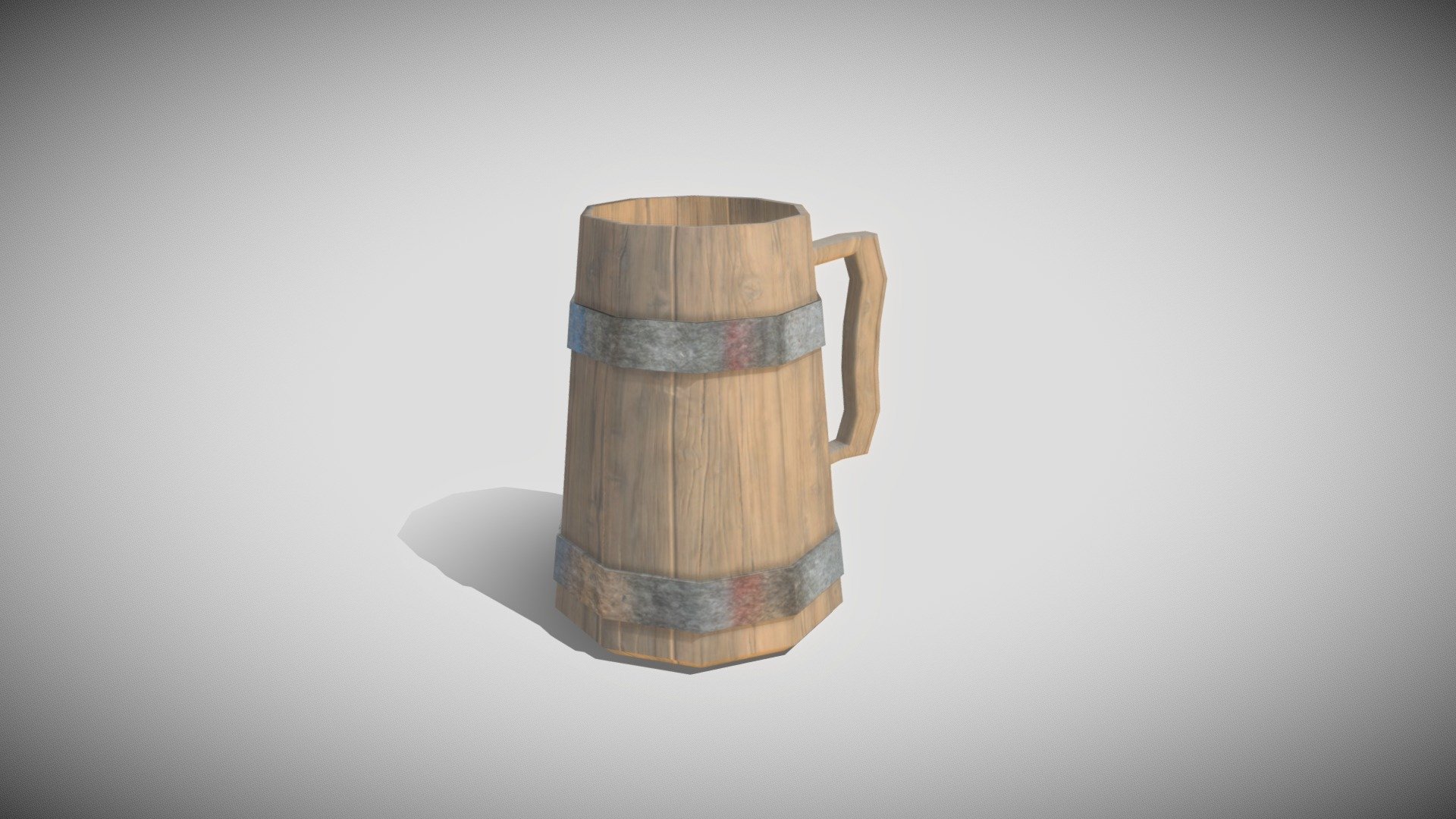 Medieval Tankard (Low Poly)