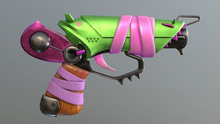 Summer Gun 3D Model