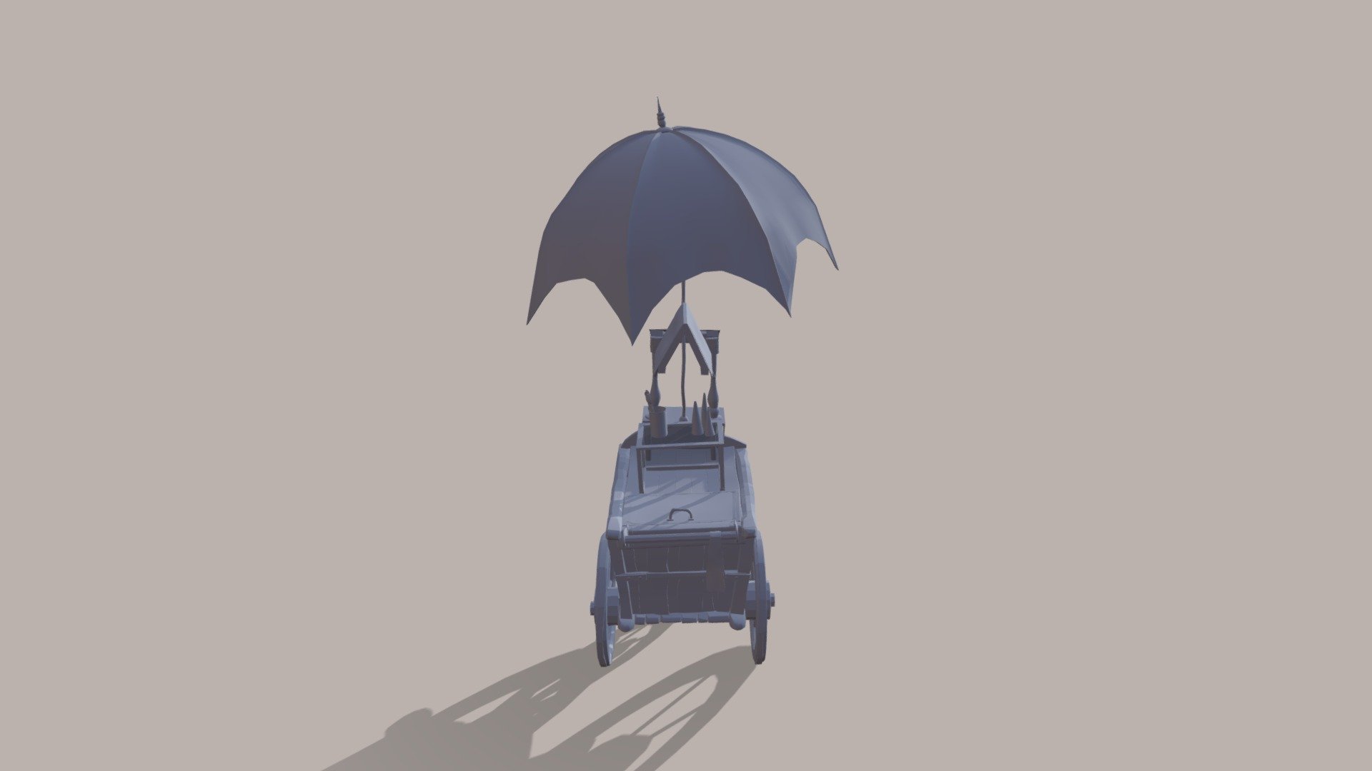 Boxtrolls Ice Cream Cart (Polygonal Form)