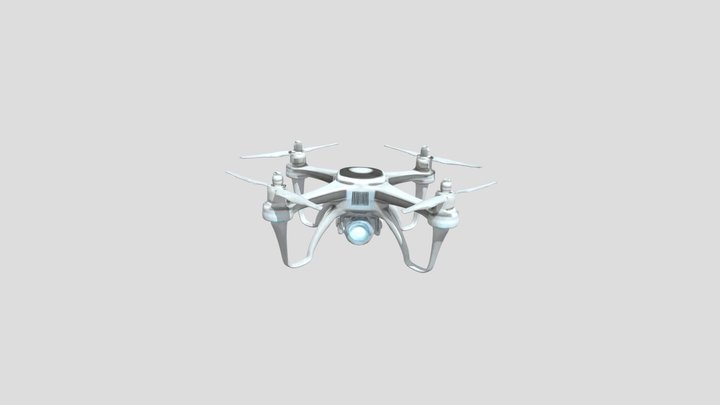 Futuristic_AI_Drone_0222103358_texture 3D Model