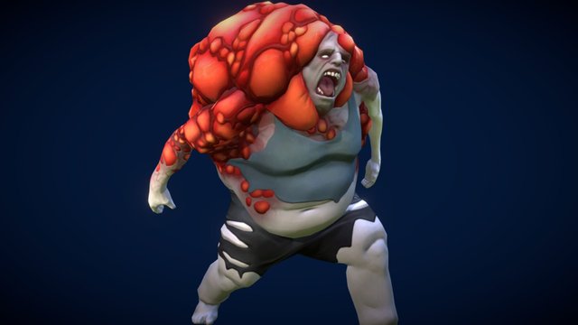 Zombie Anarchy - Spewer 3D Model