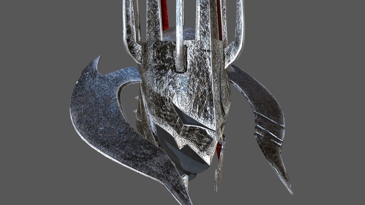 Demonic Helmet 3D Model