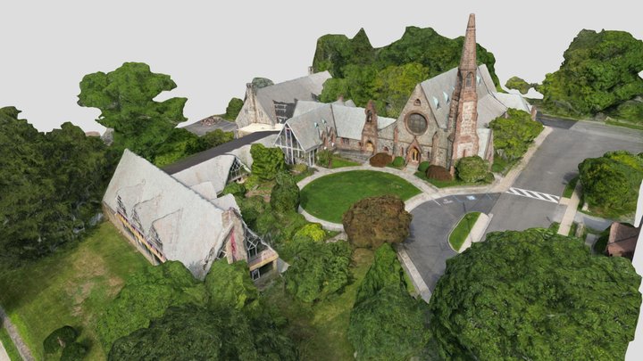 Christ's Church, Rye, NY, July 2023 3D Model