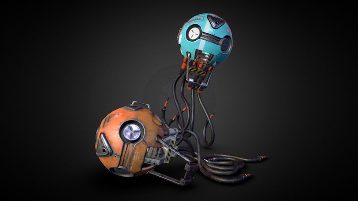 New Robot Delivery 3D Model