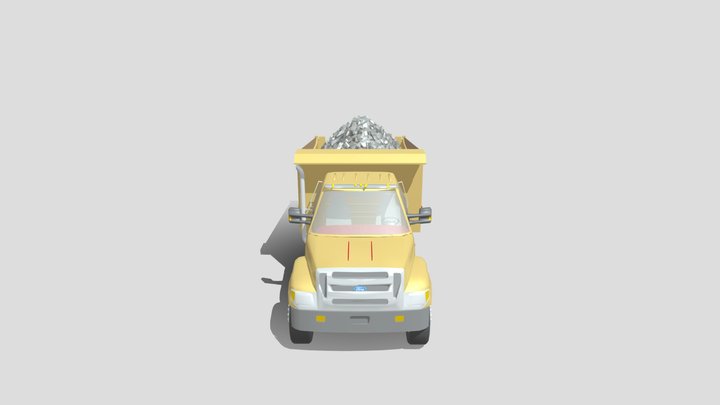 Dump Truck Full – Modello 3D gratuito STL