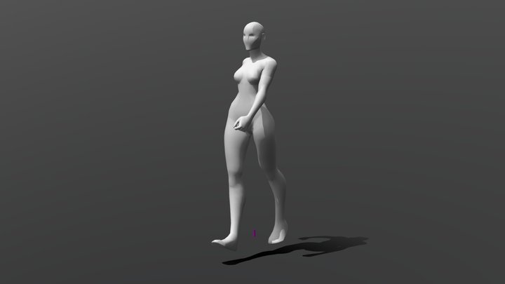 Runway Walk 3D Model