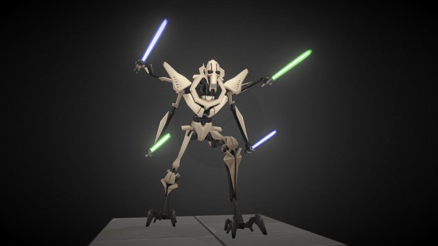 General Grievous - Star Wars : Galaxy of Heroes 3D Model