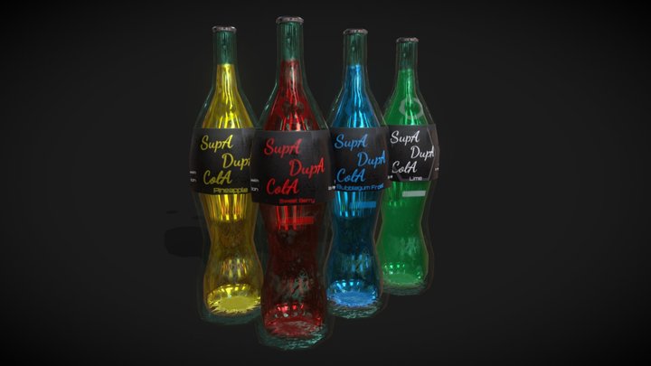Supa Dupa Cola 3D Model